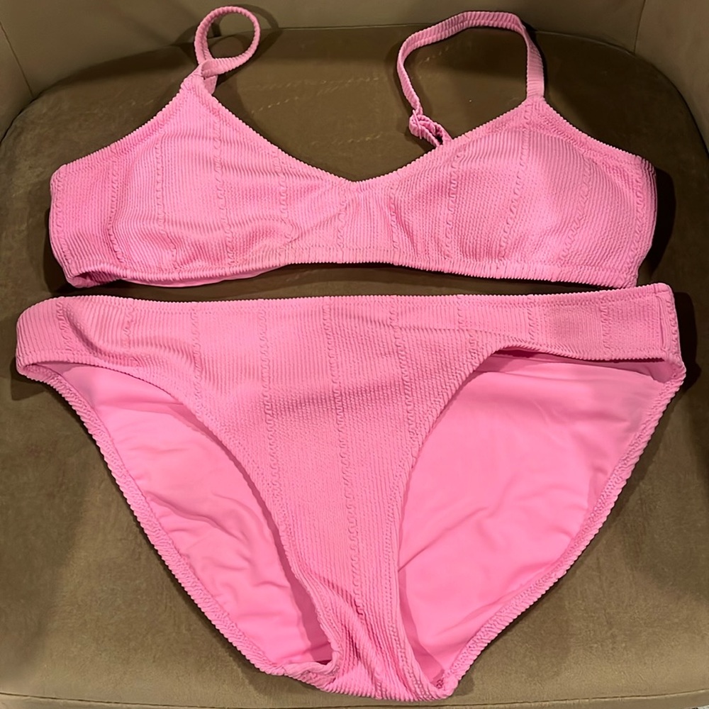 Aerie pink bikini
